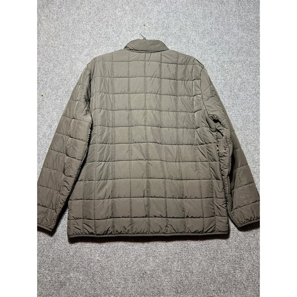 Voyager Puffer Jacket Mens XXL Black Plaid Lined Quilted Full Zip A0252014AF